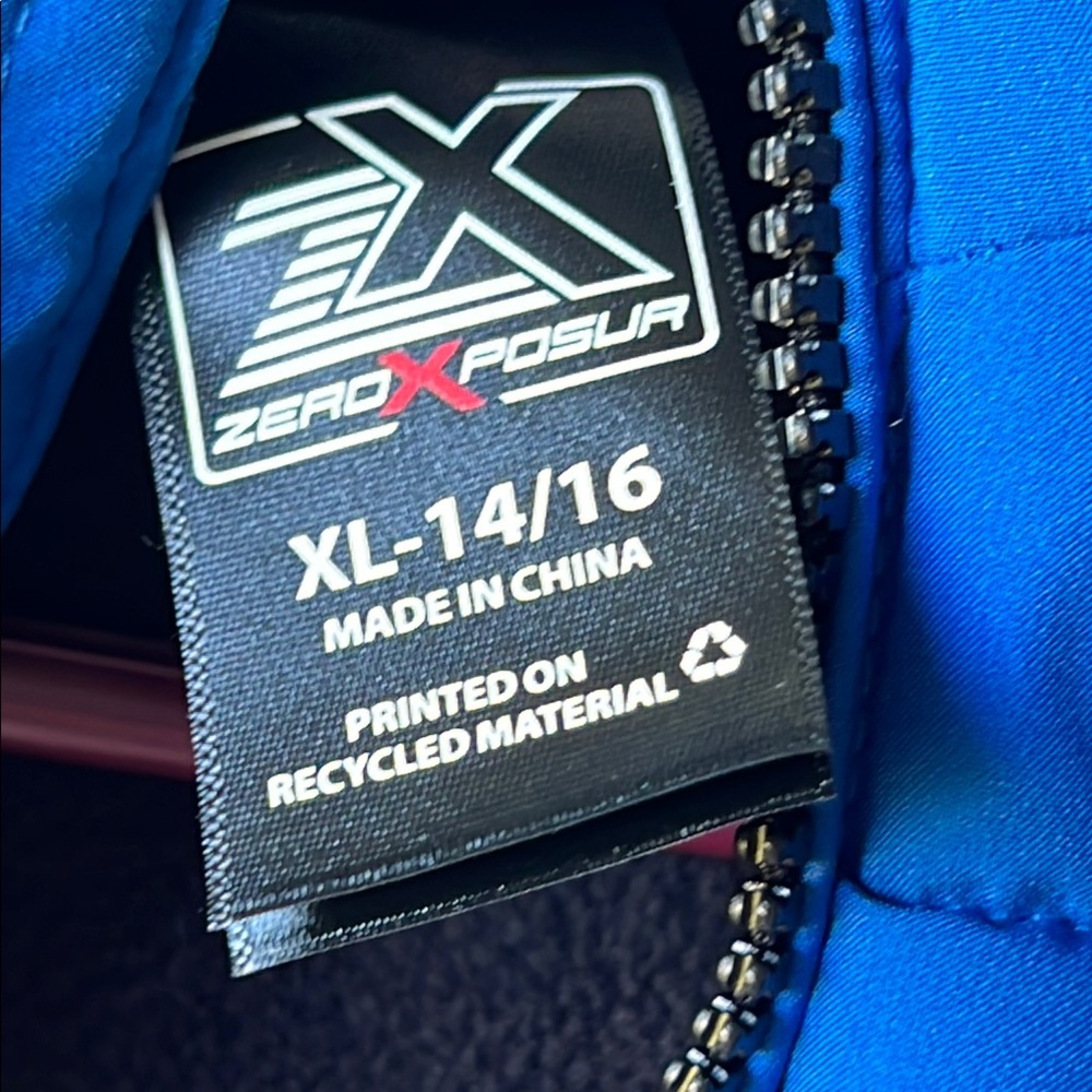 ZeroXposur Kids Royal Blue Puffer Jacket - Picture 6 of 8